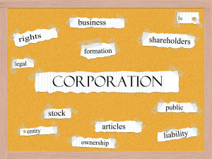 Corporation Corkboard Word Concept with great terms such as business, public, articles and more.